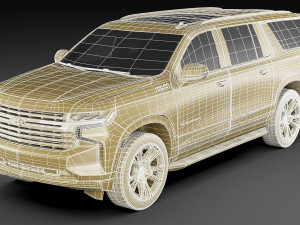chevrolet suburban 2021 3D 模型