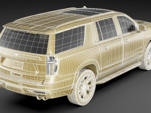 chevrolet suburban 2021 3D 模型