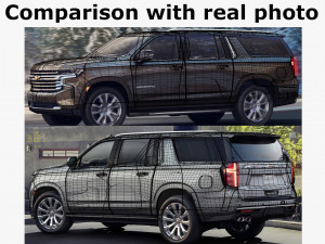 chevrolet suburban 2021 3D 模型