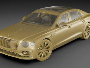 bentley flying spur 2020 3D 모델