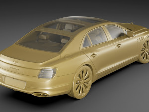 bentley flying spur 2020 3D 모델