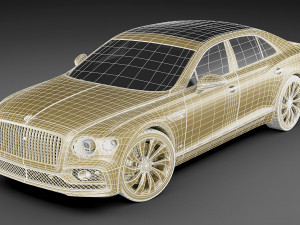 bentley flying spur 2020 3D 모델