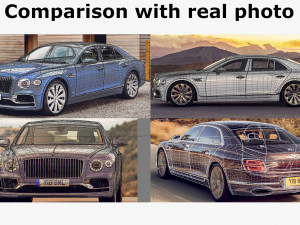 bentley flying spur 2020 3D 모델