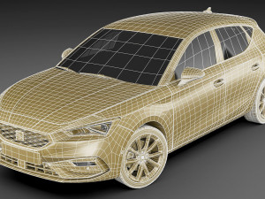 seat leon 2020 3D Model