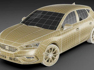 seat leon 2020 3D Model