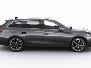seat leon sportstourer 2020 3D Model