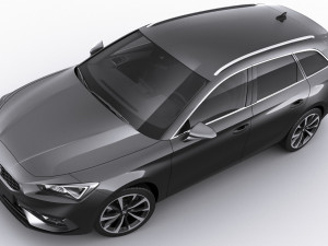 seat leon sportstourer 2020 3D Model