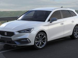 seat leon sportstourer 2020 3D Model