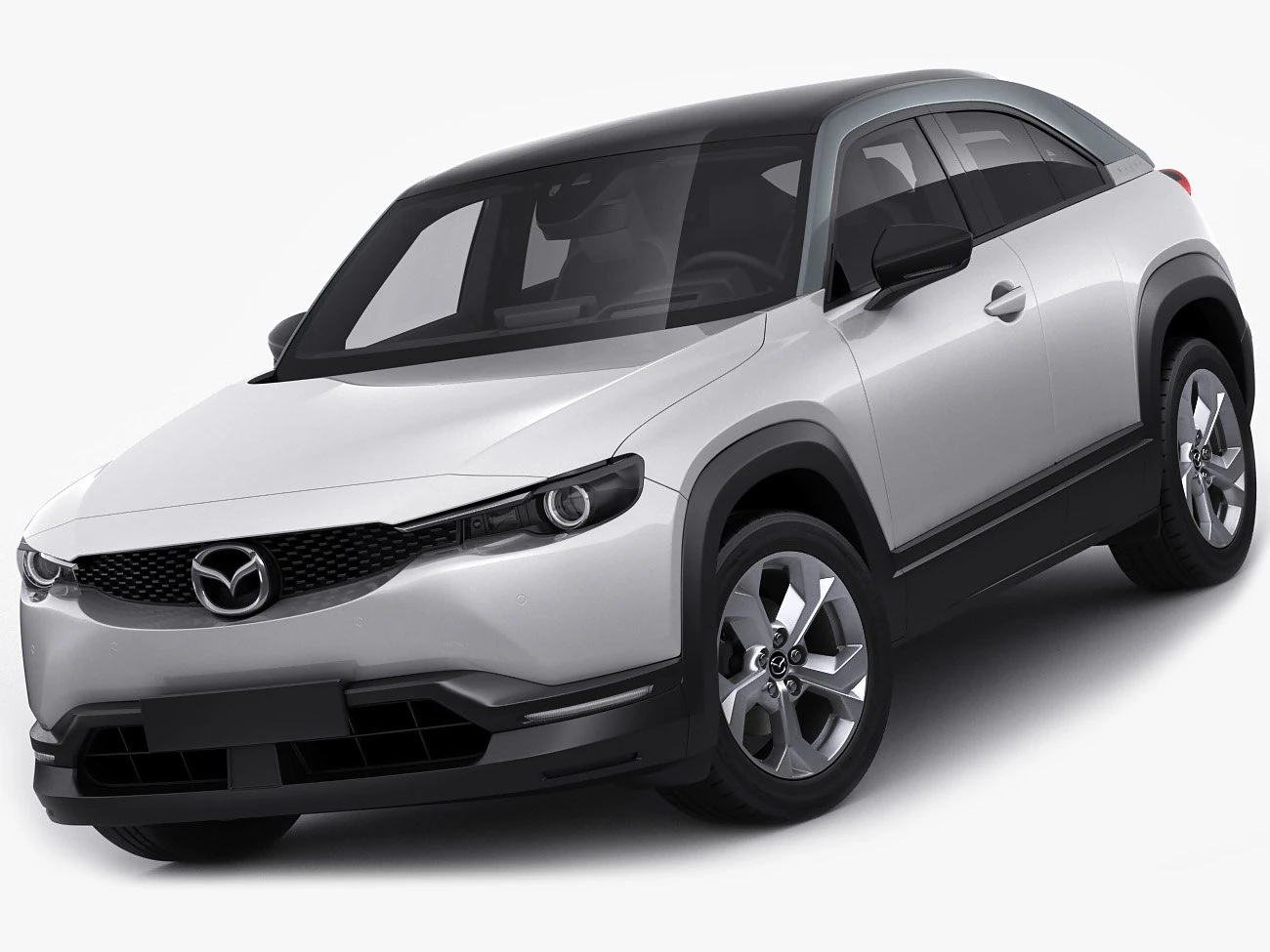 mazda mx-30 2020 3D Model .c4d .max .obj .3ds .fbx .stl .blend
