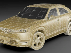 mazda mx-30 2020 3D Model
