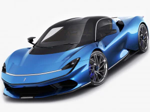pininfarina battista 2019 Modelo 3D