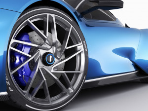 pininfarina battista 2019 Modello 3D
