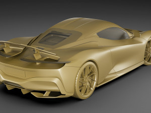 pininfarina battista 2019 Modello 3D