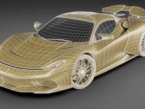 pininfarina battista 2019 Modello 3D