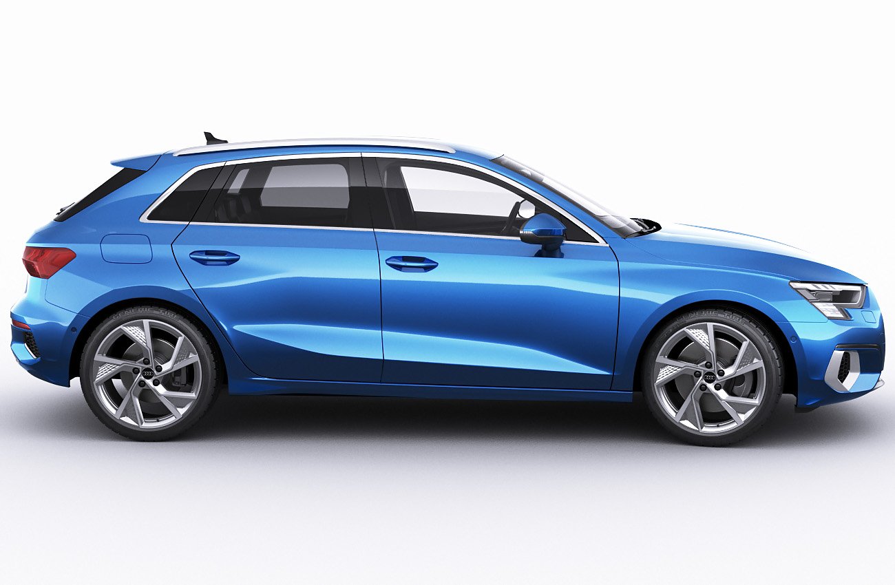 Audi A3 Sportback 2021 3D Model in Compact Cars 3DExport