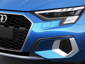 audi a3 sportback 2021 3D-Modell
