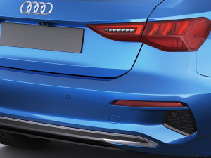 audi a3 sportback 2021 3D-Modell