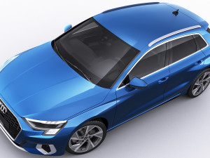audi a3 sportback 2021 3D-Modell