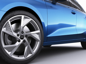 audi a3 sportback 2021 3D-Modell