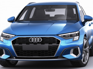 audi a3 sportback 2021 3D-Modell