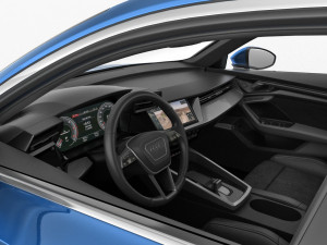 audi a3 sportback 2021 3D-Modell