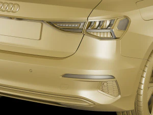 ऑडी ए3 स्पोर्टबैक 2021 3D मॉडल