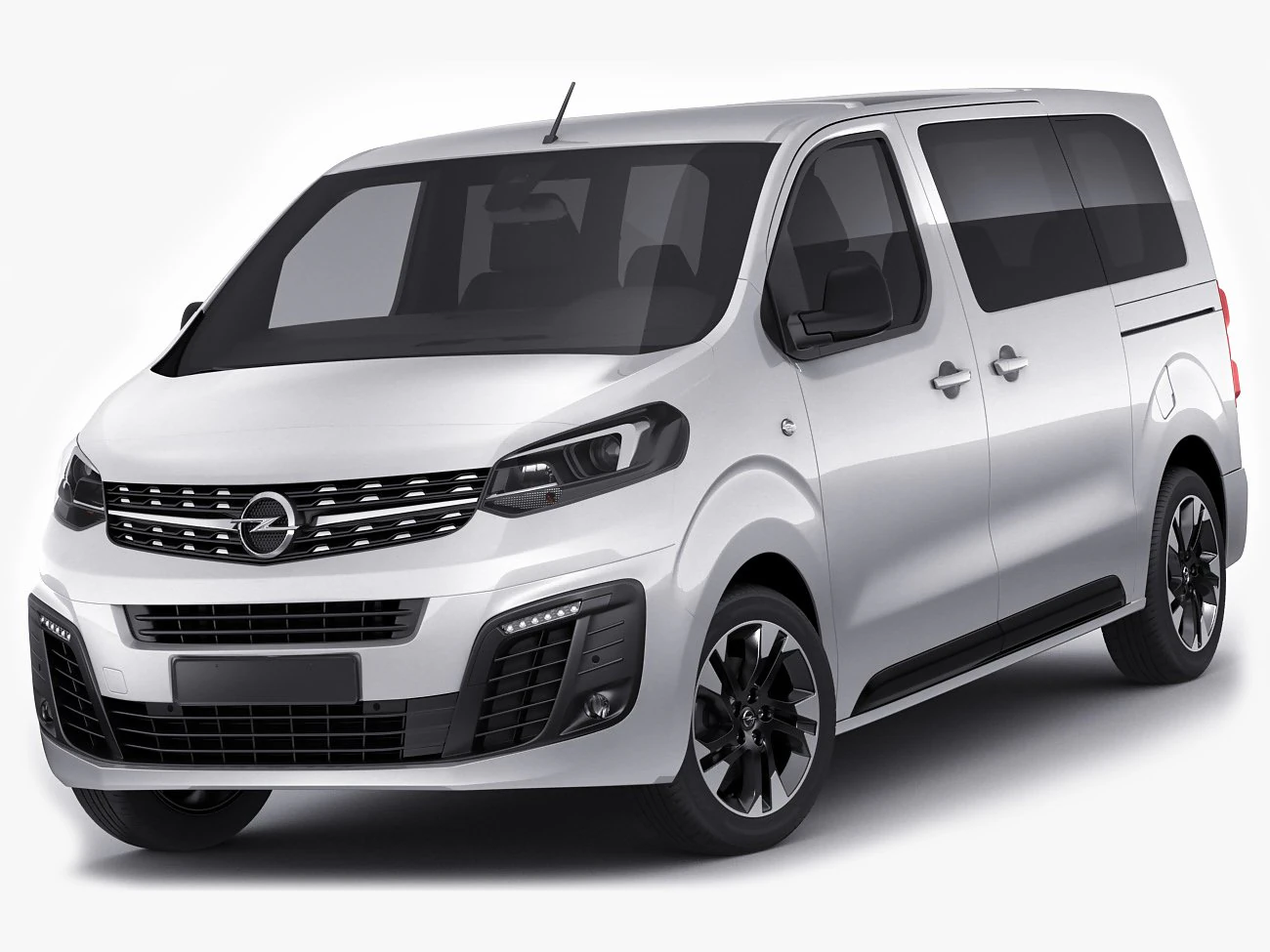 opel zafira life 2020 3D Model .c4d .max .obj .3ds .fbx .stl .blend