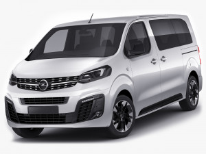 opel zafira life 2020 3D Модель