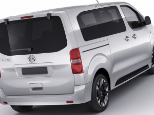 opel zafira life 2020 3D 모델
