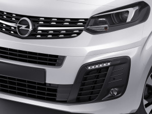 opel zafira life 2020 3D 모델