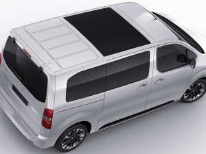 opel zafira life 2020 3D 모델
