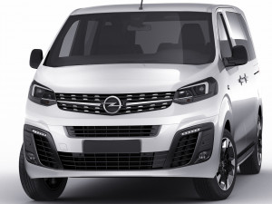 opel zafira life 2020 3D 모델