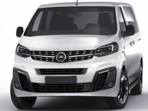 opel zafira life 2020 3D Model