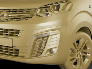 opel zafira life 2020 3D 모델