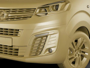 opel zafira life 2020 3D Model