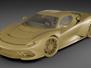 pininfarina battista 2020 3D Модель