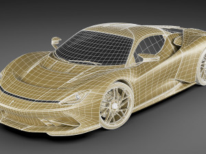 pininfarina battista 2020 3D Модель