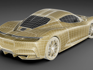pininfarina battista 2020 3D Модель