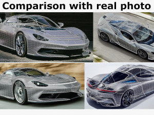 pininfarina battista 2020 3D Модель