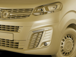 opel vivaro van 2020 3D Model