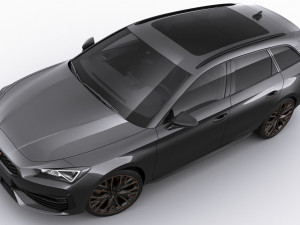 cupra leon sportstourer 2021 Modello 3D