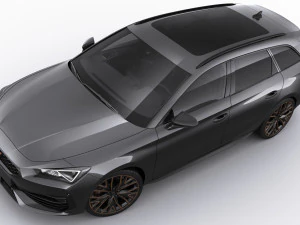 cupra leon sportstourer 2021 3D Model