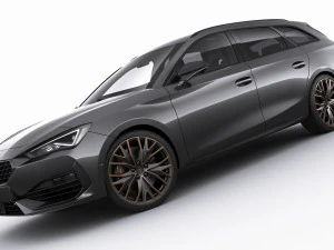 cupra leon sportstourer 2021 3D Model