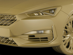 cupra leon sportstourer 2021 Modello 3D