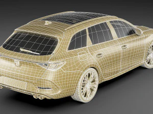 cupra leon sportstourer 2021 3D Model