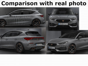 cupra leon sportstourer 2021 Modello 3D