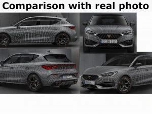 cupra leon sportstourer 2021 3D Model