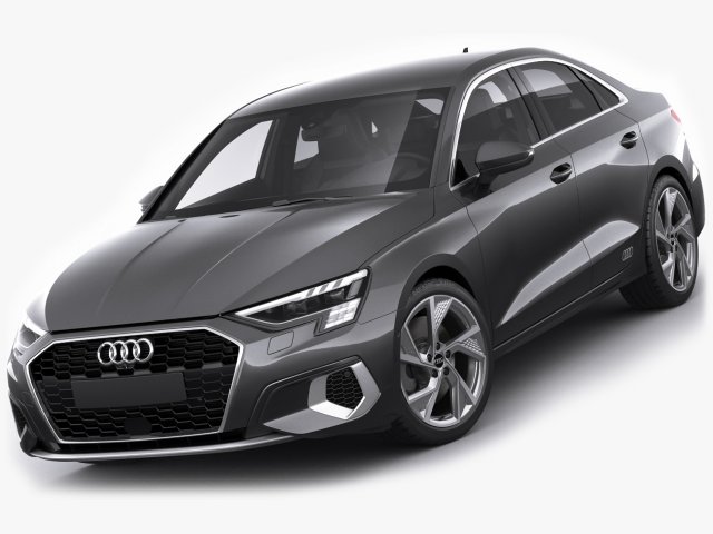 audi a3 sedan 2021 Modelo 3D .c4d .max .obj .3ds .fbx .stl .blend 