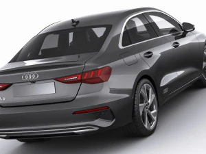 audi a3 sedan 2021 3D Model