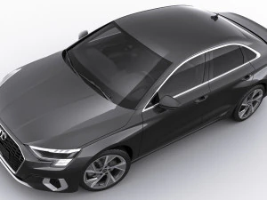 audi a3 sedan 2021 3D Model